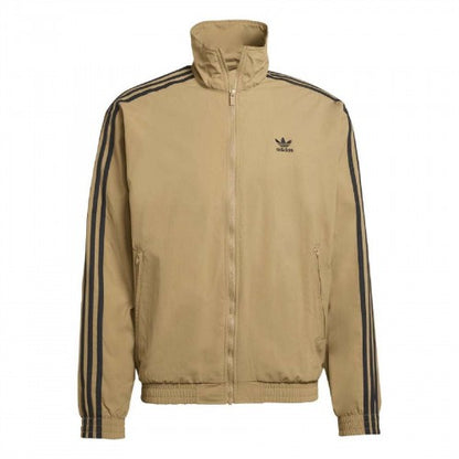 Front - Adidas Mens Firebird 3 Stripes Track Top
