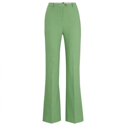Front - Boss Womens/Ladies Terela Flared Slim Trousers