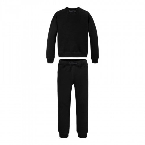 Front - Calvin Klein Childrens/Kids Terrycloth Top & Bottom Set