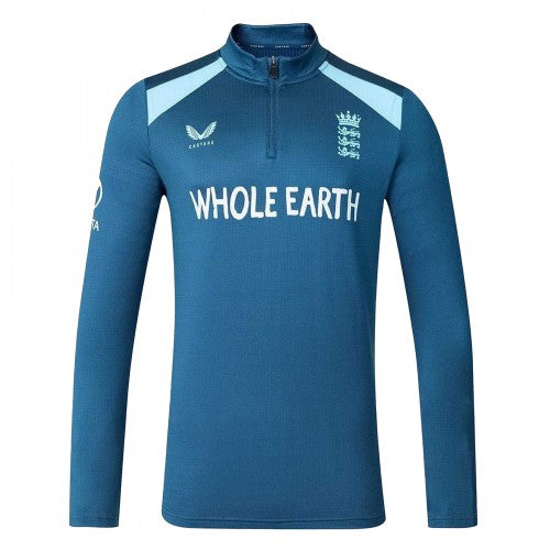 Front - Castore Mens England Cricket Base Layer Top