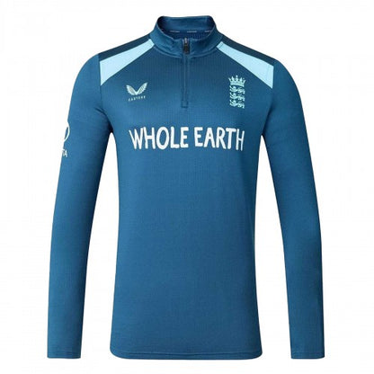 Front - Castore Mens England Cricket Base Layer Top