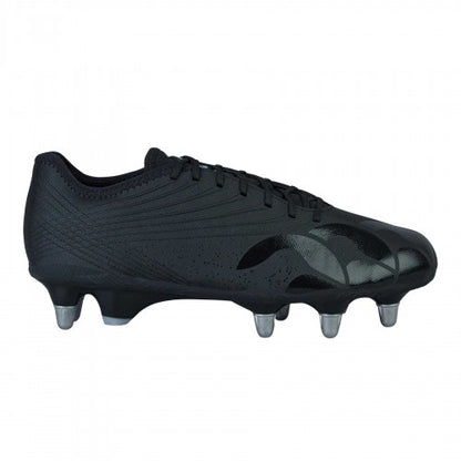 Front - Canterbury Mens Stampede Groundbreak Pro Lace Up Soft Ground Rugby Boots