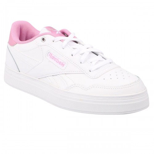 Front - Reebok Womens/Ladies Court Advance Bold Leather Trainers