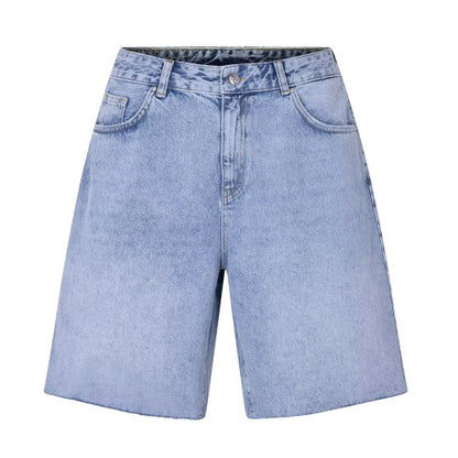 Front - Couture Club Mens Denim 5 Pockets Shorts