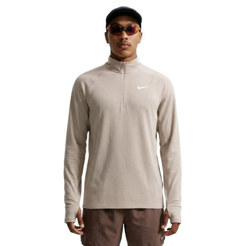 Front - Nike Mens Trail Long-Sleeved Running Top