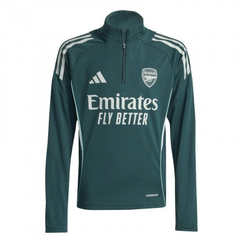 Front - Adidas Childrens/Kids Tiro 25 Competition Arsenal FC Long-Sleeved Football Track Top