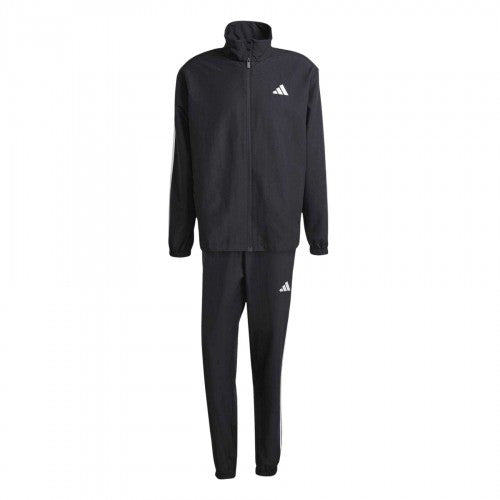 Front - Adidas Mens 3 Stripes Woven Tracksuit