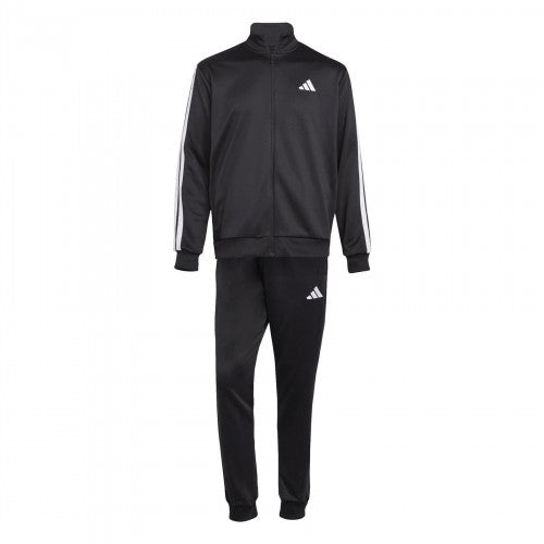 Front - Adidas Mens 3 Stripes Fleece Tracksuit