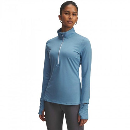 Front - Under Armour Womens/Ladies Launch Pro Half Zip Fitted Long-Sleeved Track Top