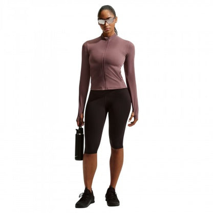 Front - Nike Womens/Ladies Zenvy Full Zip Base Layer Top