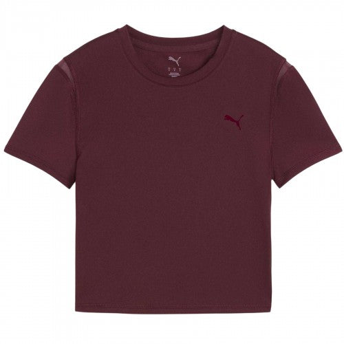 Front - Puma Womens/Ladies Performance Short-Sleeved Gym Top