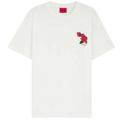 Front - Hugo Mens Dikerd Relaxed Fit T-Shirt