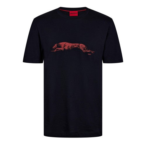 Front - Hugo Mens Didug Regular T-Shirt
