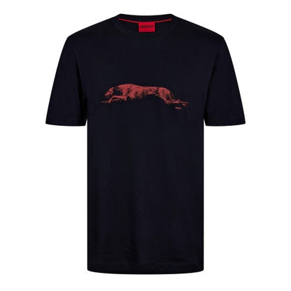 Front - Hugo Mens Didug Regular T-Shirt