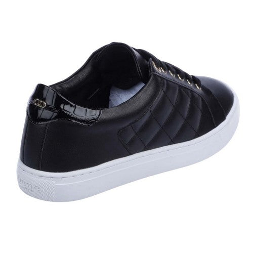 Front - Dune London Unisex Adult Ellenar Quilted Trainers