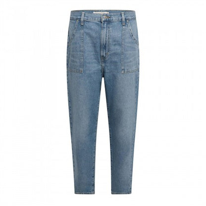 Front - Levis Womens/Ladies High Waist Mom Jeans