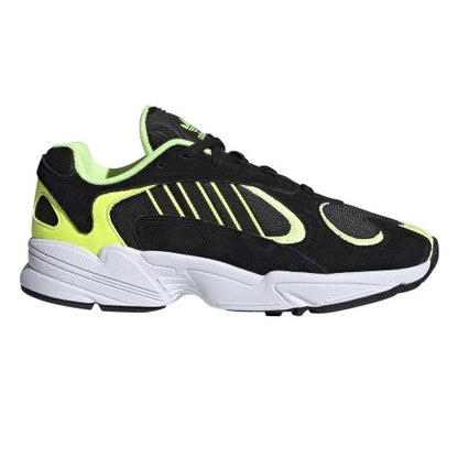 Front - Adidas Mens Yung-1 Leather Trainers