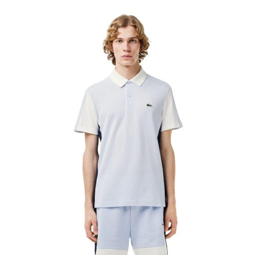 Front - Lacoste Mens Colour Block Regular Polo Shirt