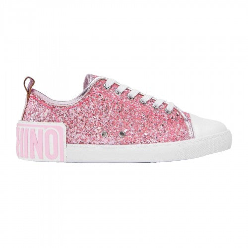 Front - Moschino Childrens/Kids Low Cut Trainers