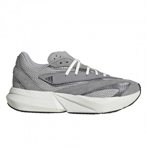 Front - Adidas Womens/Ladies Lightblaze Suede Running Trainers