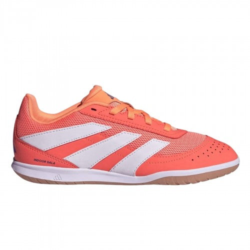 Front - Adidas Childrens/Kids Predator Club Futsal Flat Trainers