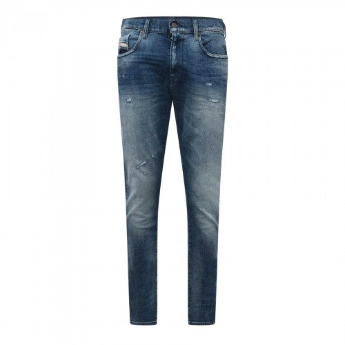 Front - Diesel Mens 2019 D-Strukt Denim Distressed Jeans