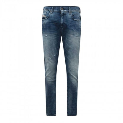 Front - Diesel Mens 2019 D-Strukt Denim Distressed Jeans