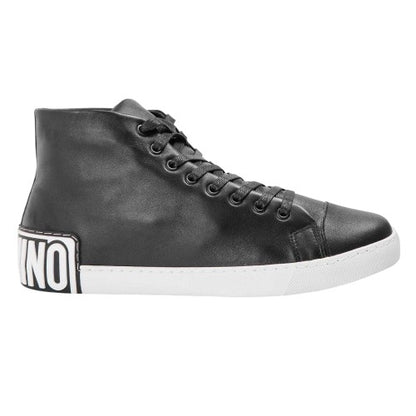 Front - Moschino Mens Court Trainers