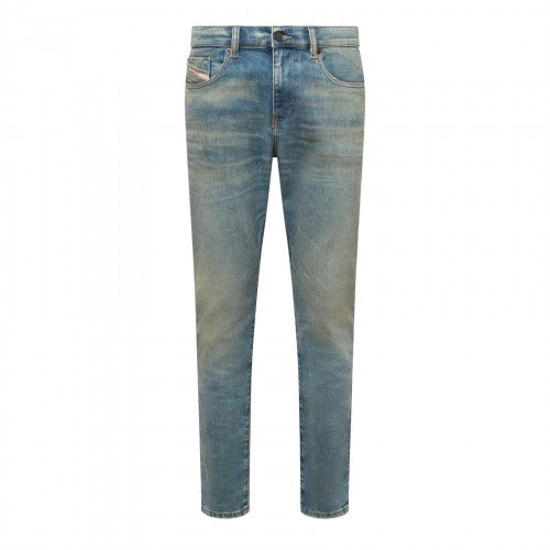 Front - Diesel Mens 2019 D-Strukt Washed Faded Slim Jeans