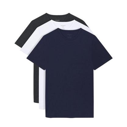Front - Lyle & Scott Mens Maxwell T-Shirt (Pack of 3)