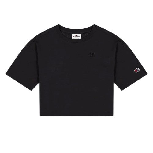 Front - Champion Childrens/Kids Embroidered Logo Regular T-Shirt