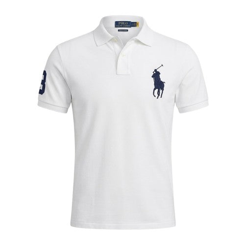 Light Navy - Front - Ralph Lauren Boys Logo Polo Shirt