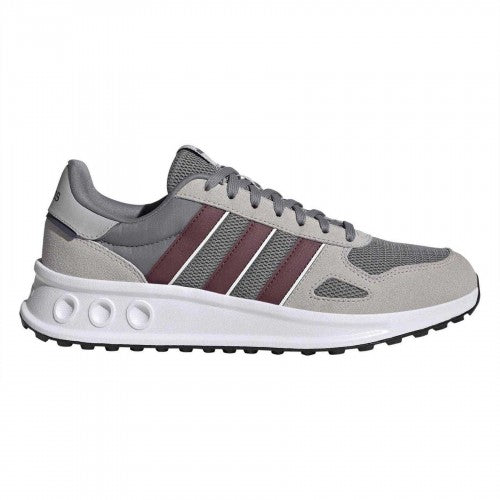 Front - Adidas Mens Run 84 3 Stripes Suede Trainers