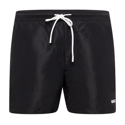Front - Boss Mens Taped Swimming Trunks
