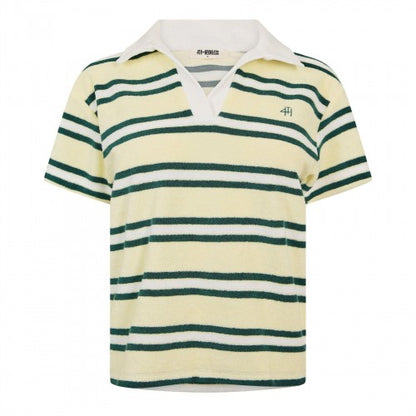 Front - 4th & Reckless Womens/Ladies Zita Striped Short-Sleeved Polo Shirt