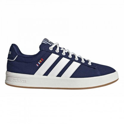 Front - Adidas Unisex Adult Grand Court Flat Trainers