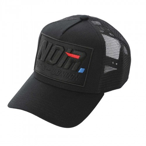 Front - Societe Noir Mens Vitesse Embroidered Logo Trucker Cap