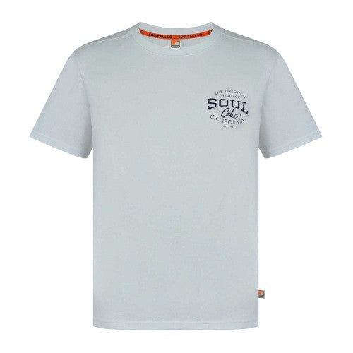 Front - SoulCal Mens Printed Logo Regular T-Shirt