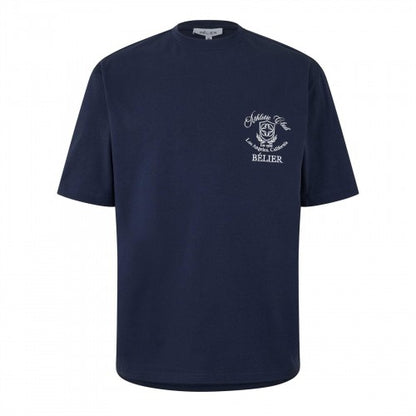 Front - Belier Mens Printed Athletic T-Shirt