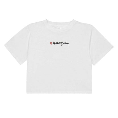 Front - Stella McCartney Girls Logo Crop Top