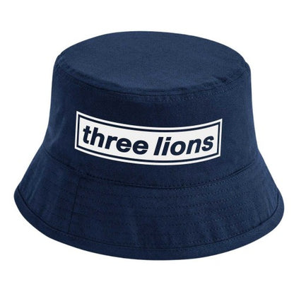 Front - Sport Direct Three Lions Bucket Hat