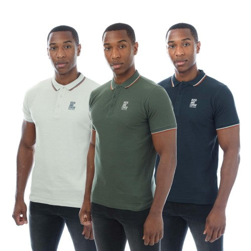 Front - Duck and Cover Mens Melports Polo Shirt
