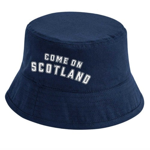 Front - Sport Direct Come On Scotland Bucket Hat