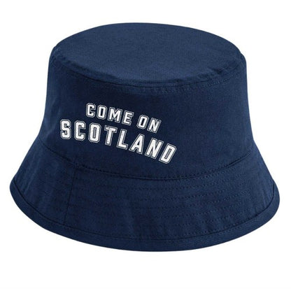 Front - Sport Direct Come On Scotland Bucket Hat