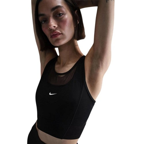 Front - Nike Womens/Ladies Cropped Snug Fit Tank Top