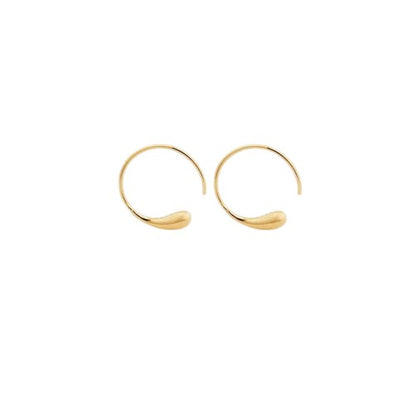 Front - Soeur Womens/Ladies Creole 15 Metallic Hoop Earrings