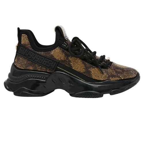 Front - Steve Madden Womens/Ladies Embellished Chunky Flat Trainers