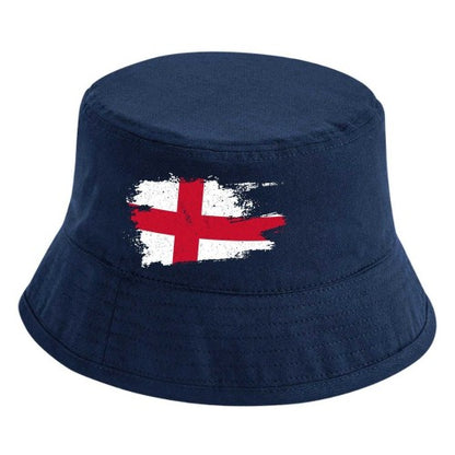 Front - Sport Direct England Flag Bucket Hat