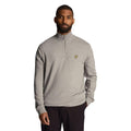 Front - Lyle & Scott Mens Loopback Quarter Zip Sweatshirt