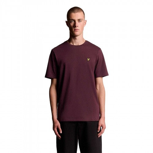 Front - Lyle & Scott Mens Small Logo Cotton T-Shirt